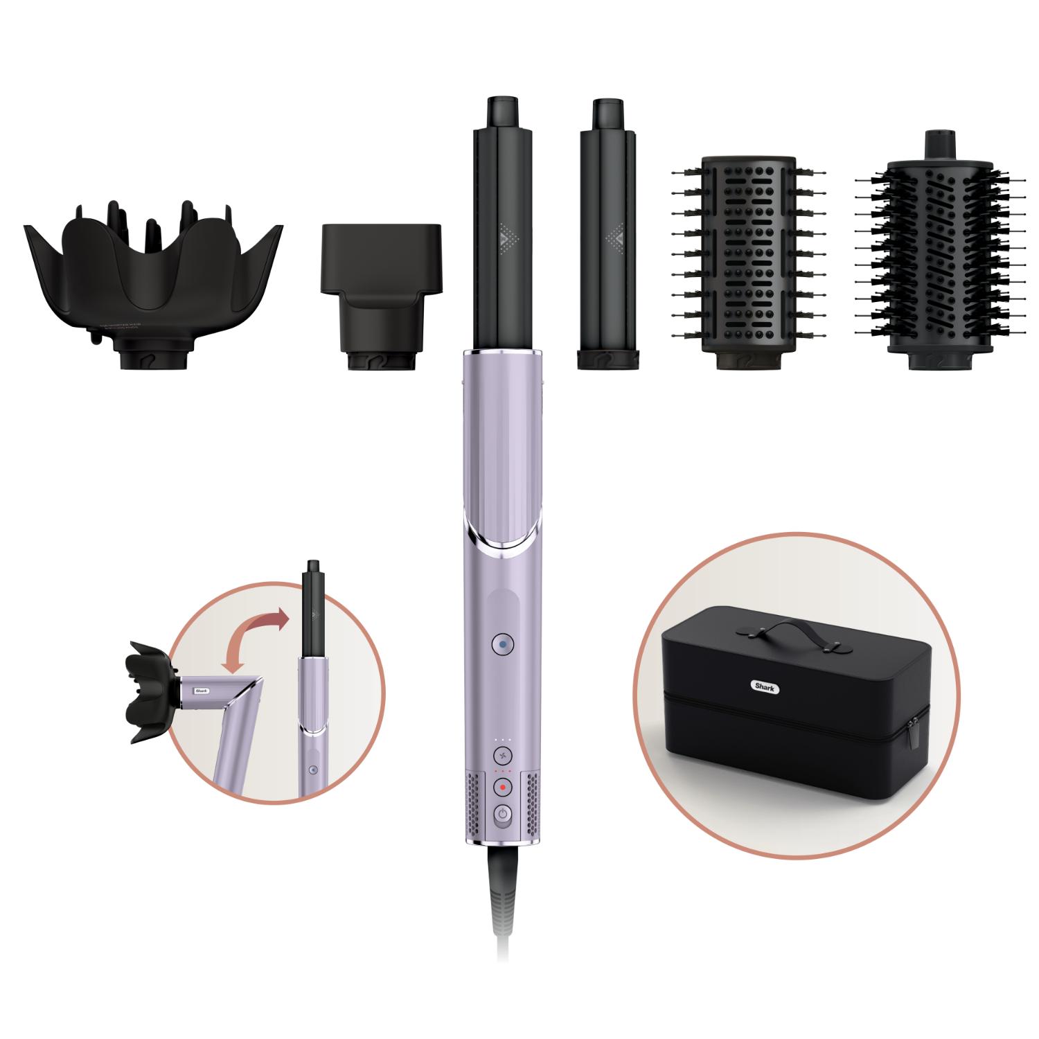 FLEXSTYLE MULTIESTILIZADOR DE CABELLO HD442PL LILAC FROST PARA TODO TIPO DE CABELLO 6 EN 1 (MULTI-ESTILIZADOR PARA CABELLO)